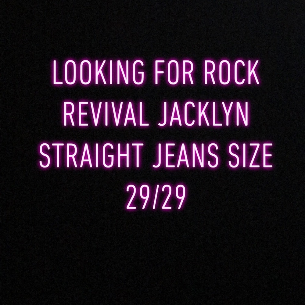 ROCK REVIVAL JACKLYN JEANS